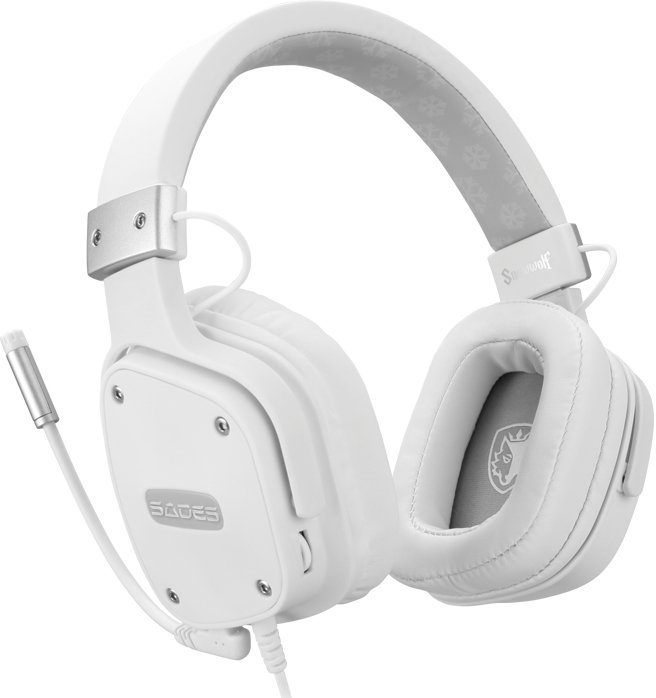 Sades Snowwolf SA-722S Gaming-Headset (Mikrofon abnehmbar)