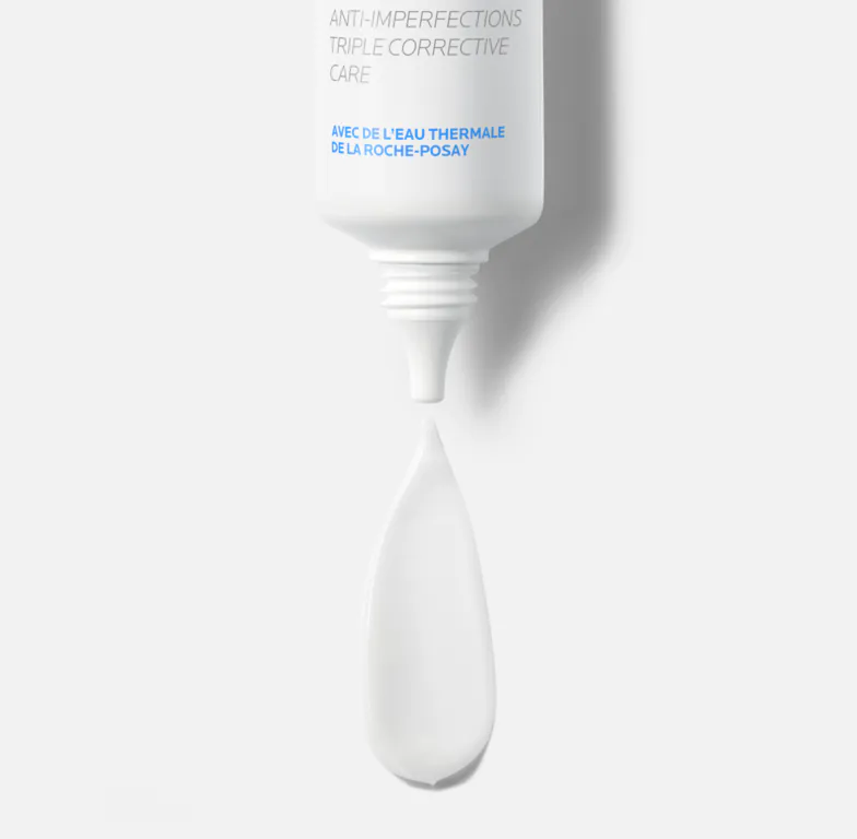 „La Roche-Posay Effaclar Duo+ M“ trigubo poveikio kremas nuo spuogų