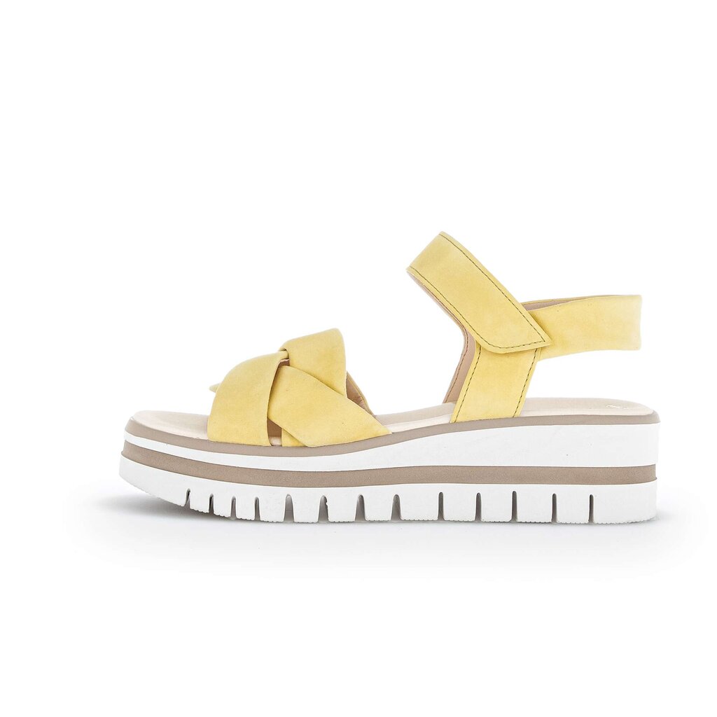 Gabor fashion Plateau Sandale gelb