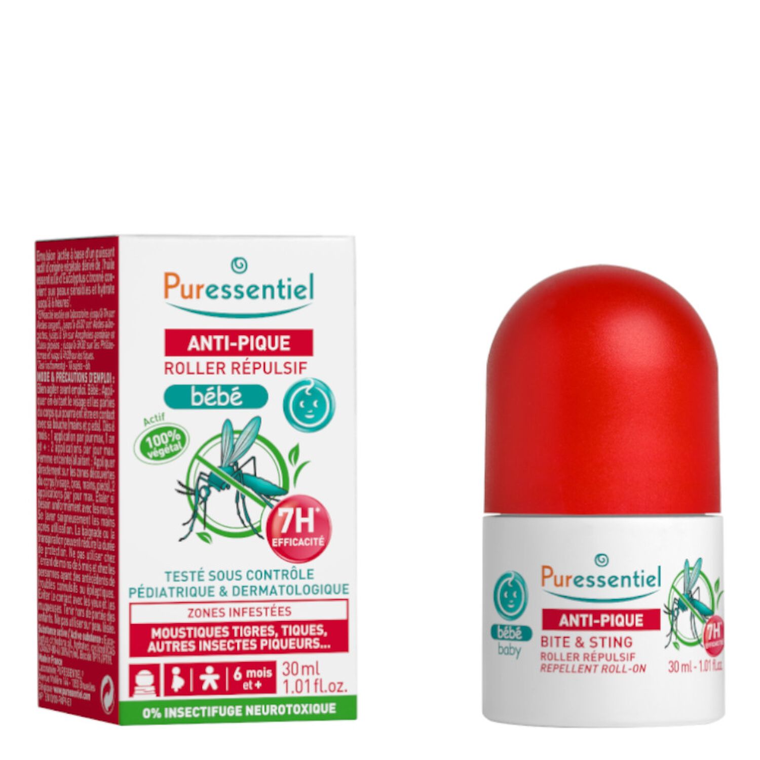 Puressentiel Anti-Pique Roller Répulsif Bébé 30 ml