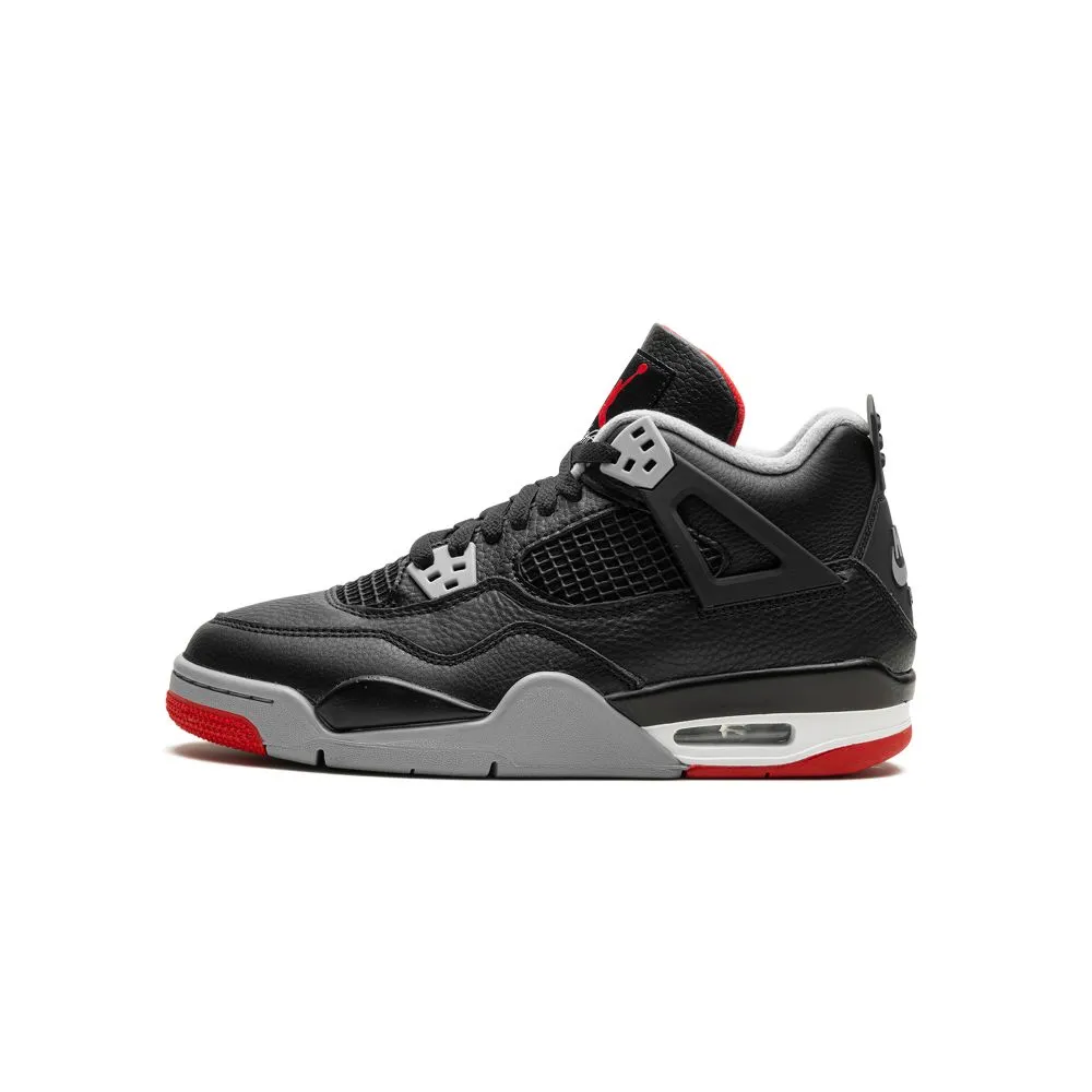 NIKE JORDAN 4 Retro GS Bred Reimagined FQ8213 006 / schwarz