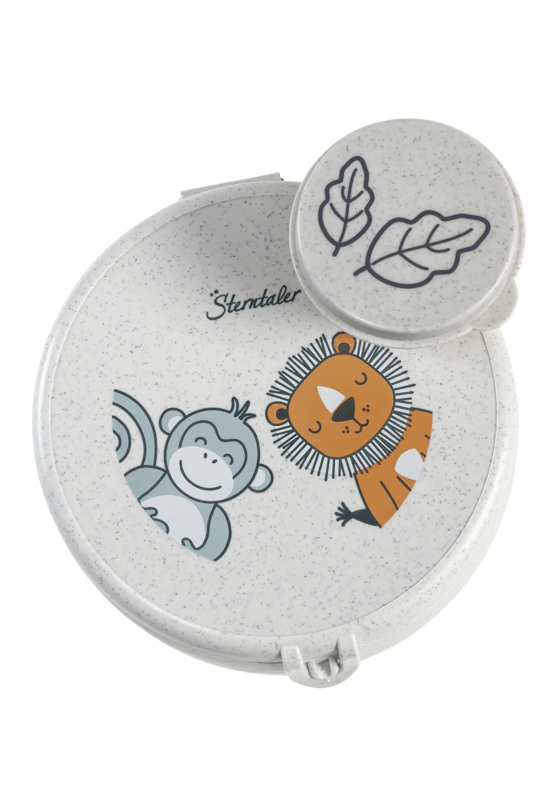 Kinder Lunchbox bedruckt mit Motiv Affe und Löwe