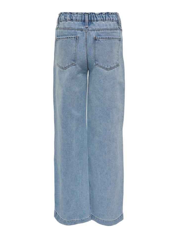 KIDS ONLY Wide Leg Jeans in light blue denim günstig kaufen