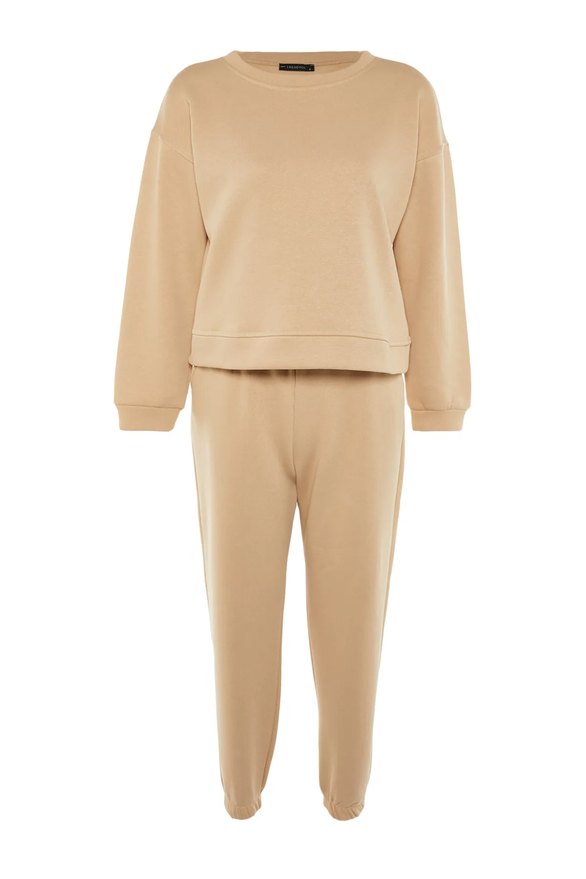 Trendyol Collection  Trainingsanzug - Beige - Regular Fit