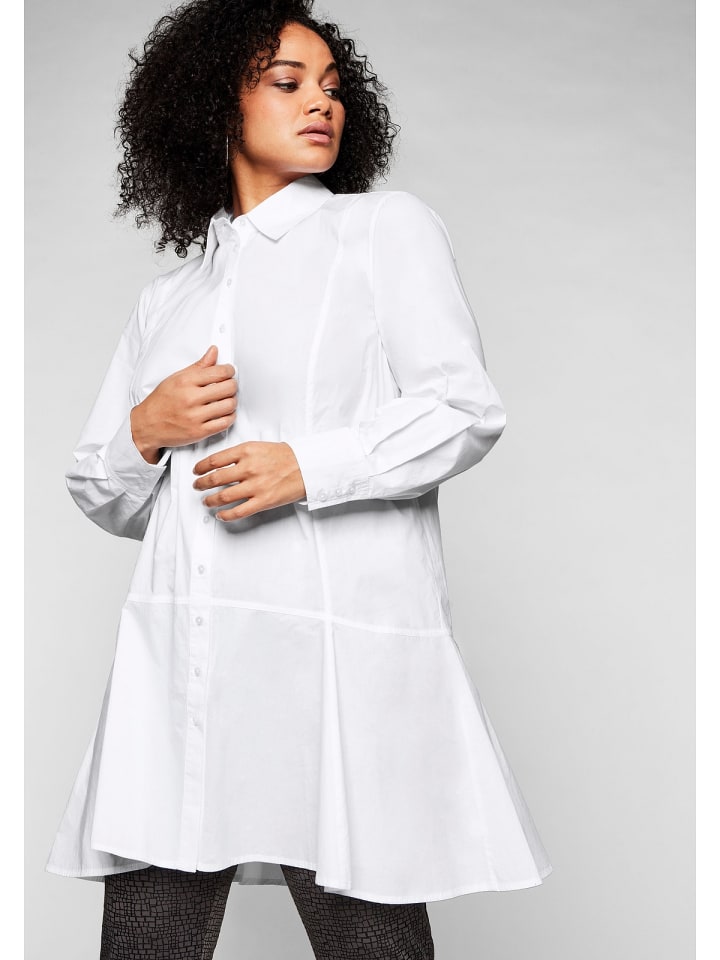 sheego Longbluse in weiß günstig kaufen