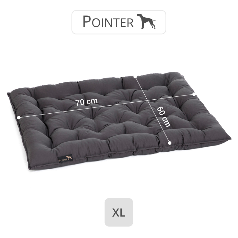 Pointer Hundekissen Pointer Liegekissen Urban anthrazit XL
