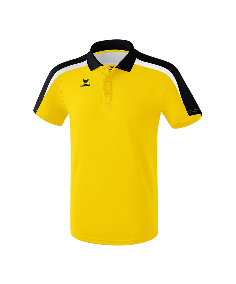 Erima Liga 2.0 Poloshirt Gelb Schwarz Weiss