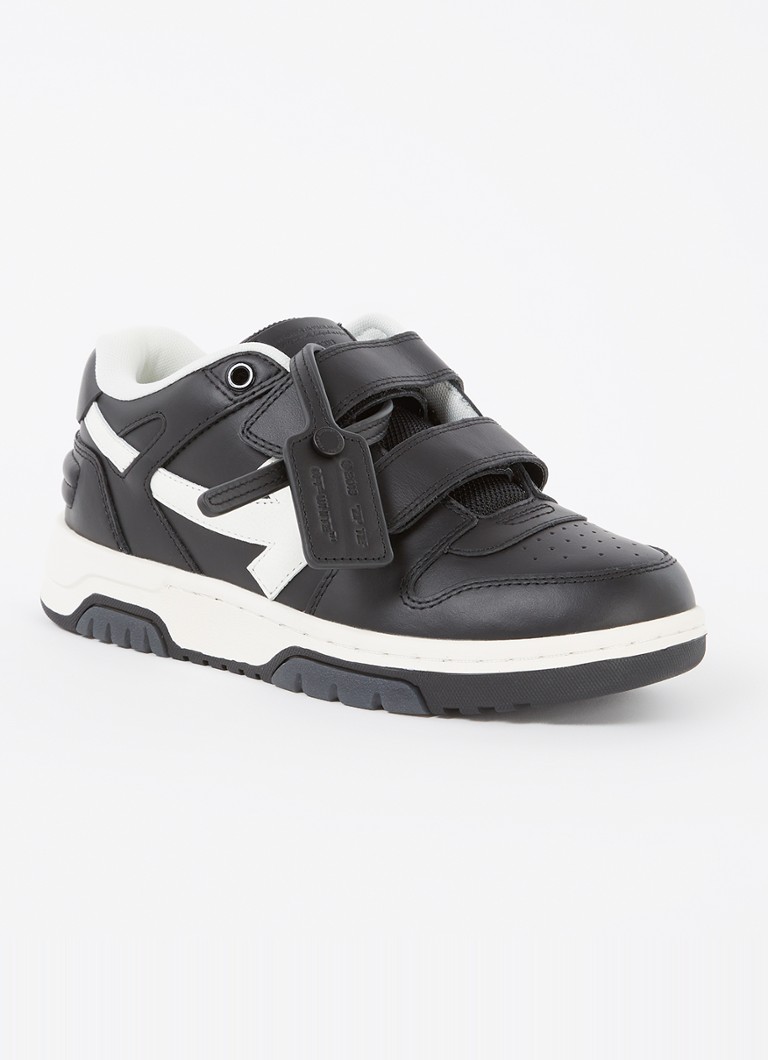 Off-White Out Of Office Ledersneaker mit Farbblockierung