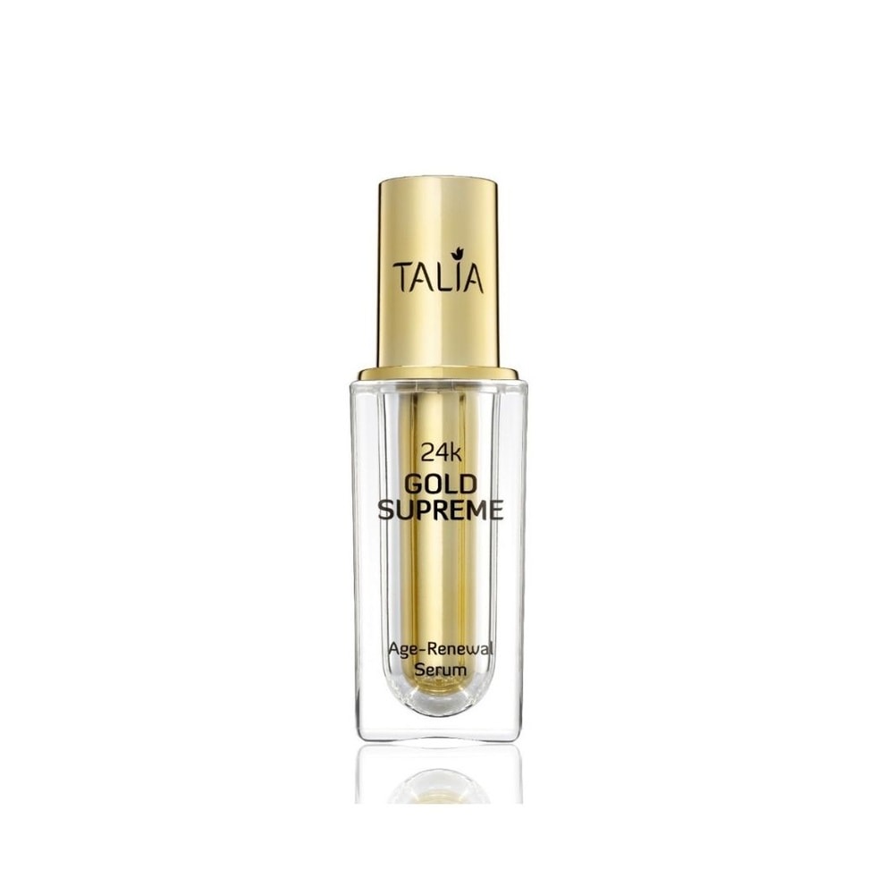 Talia Sérum antirides d'or pur 24 carats pour une peau éclatante instantanément Soin anti âge