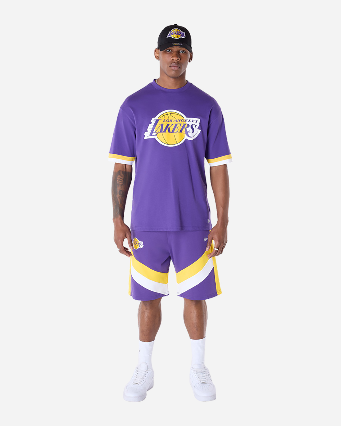 Basketbalové oblečenie New Era Panel Lakers M 60596244