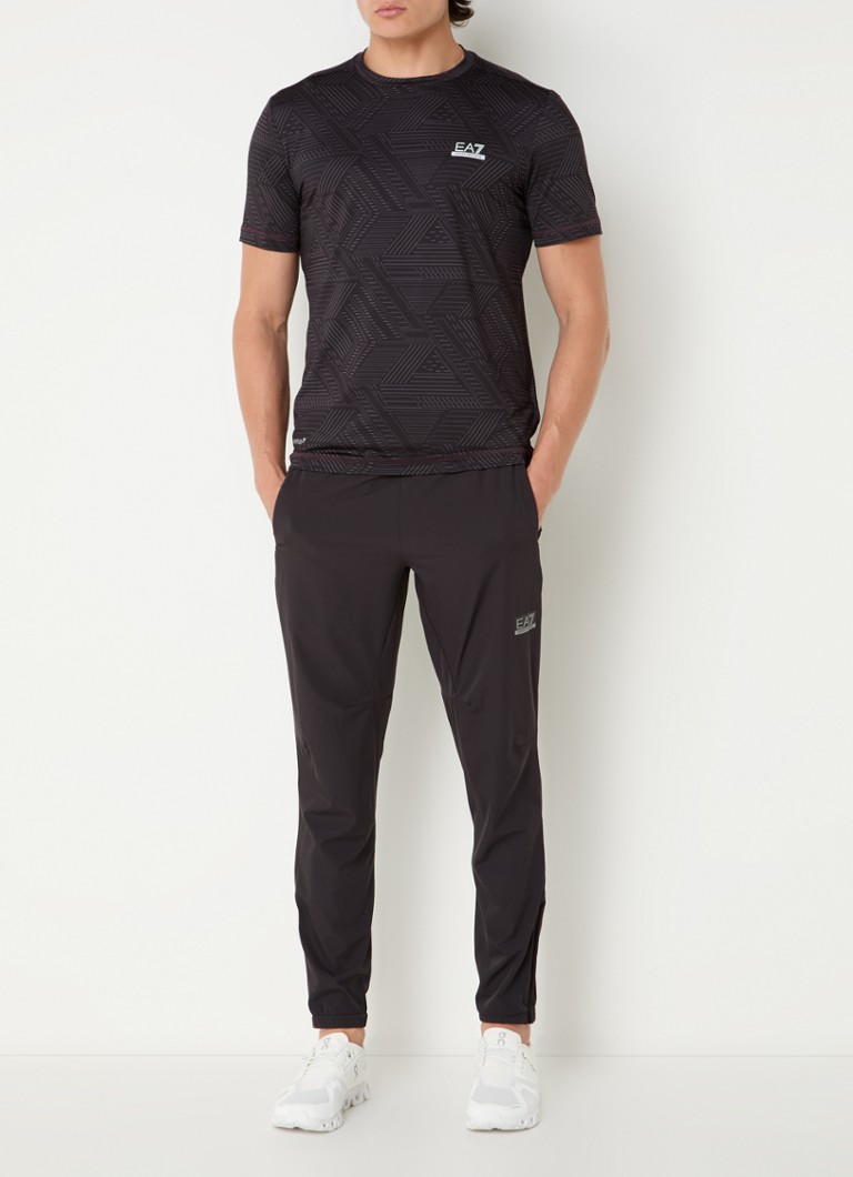 Tricou de trening Emporio Armani cu imprimeu grafic și logo