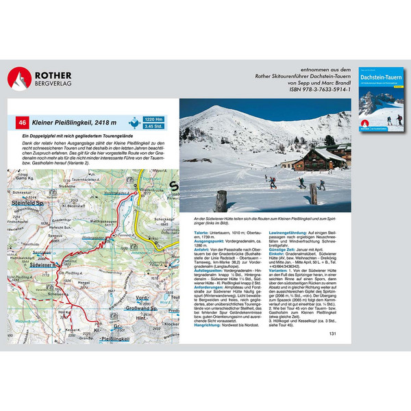 BVR SKITOURENFÜHRER DACHSTEIN - TAUERN