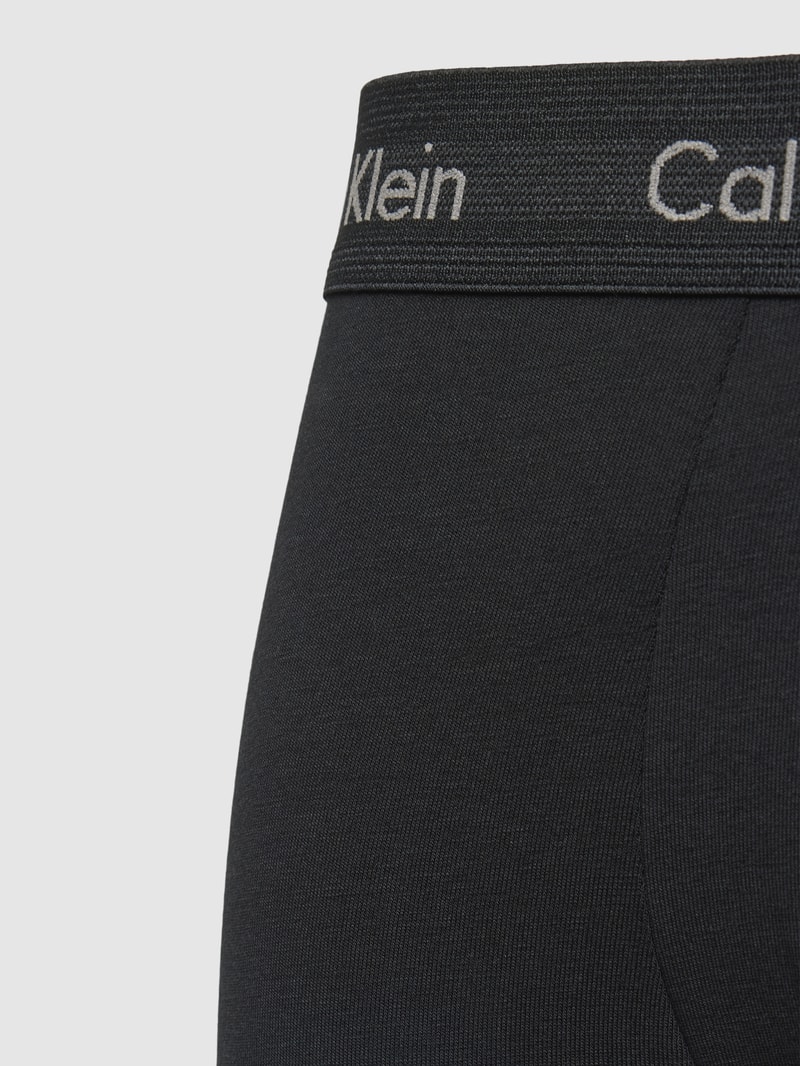 Trunks mit elastischem Bund im 3er-Pack in schwarz