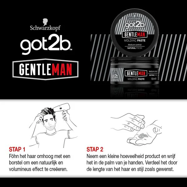 Schwarzkopf got2b Gentleman Molding Paste 100ml