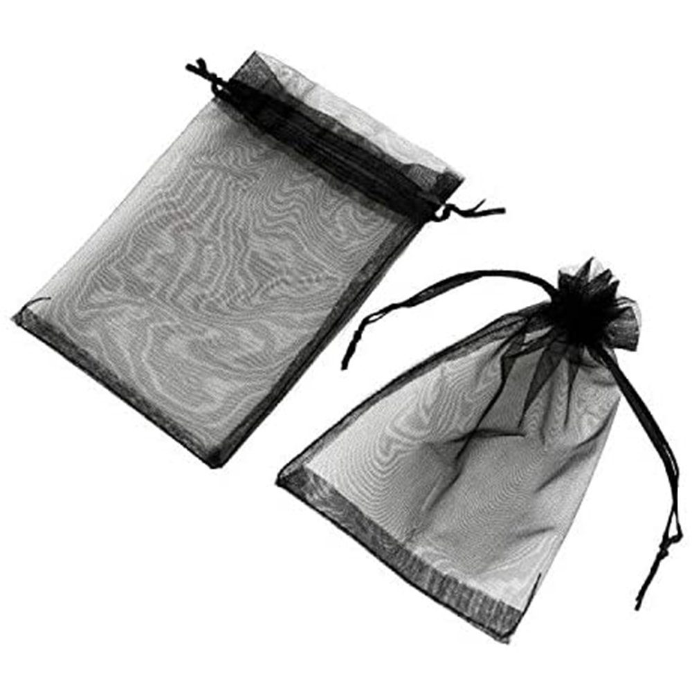 Lubgitsr Aufbewahrungstasche 100 Stück Organzasäckchen 7 X 9cm Organza Säckchen, Schmuckbeutel (100-tlg)