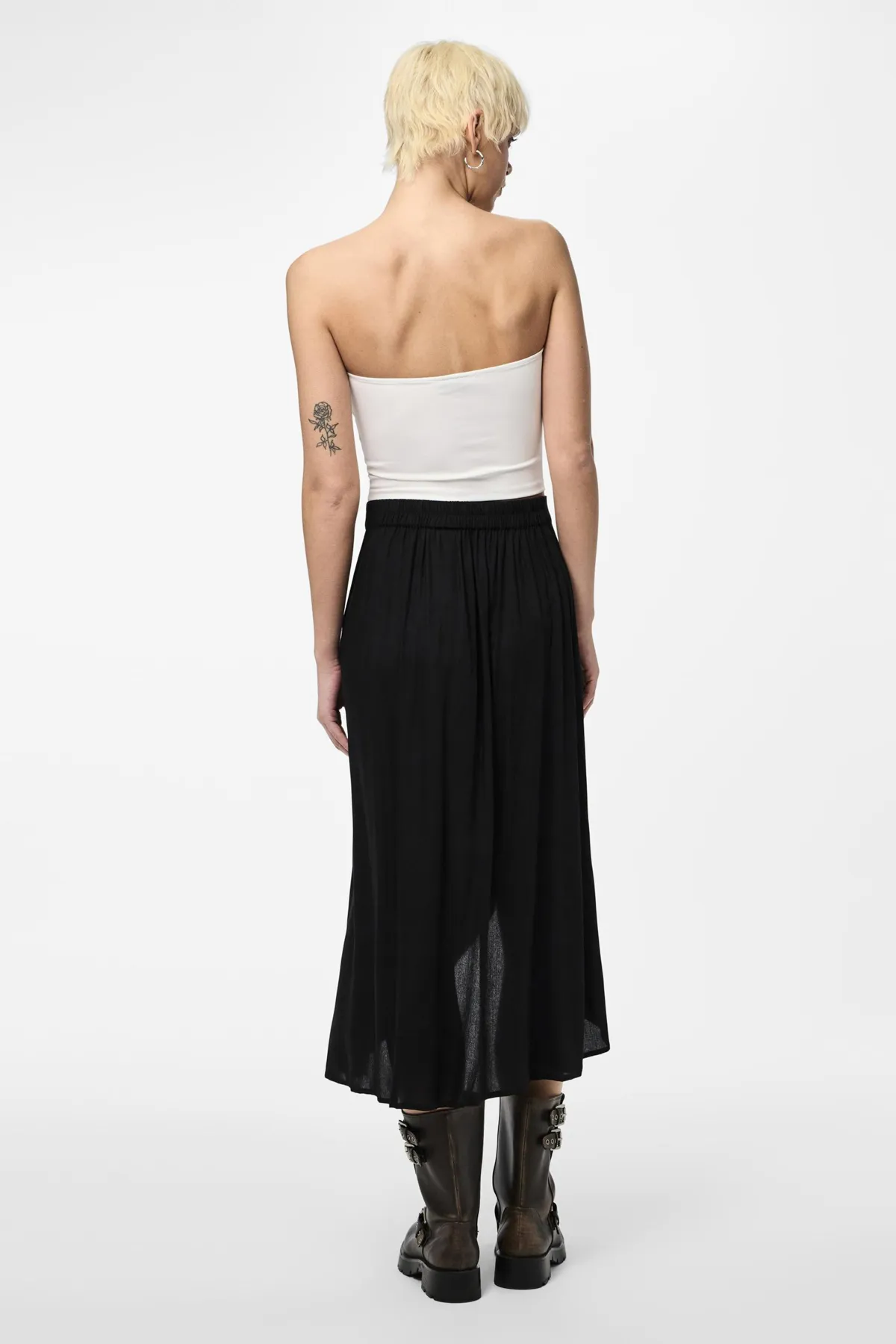 PIECES  Rock Damen/Mädchen Schwarz