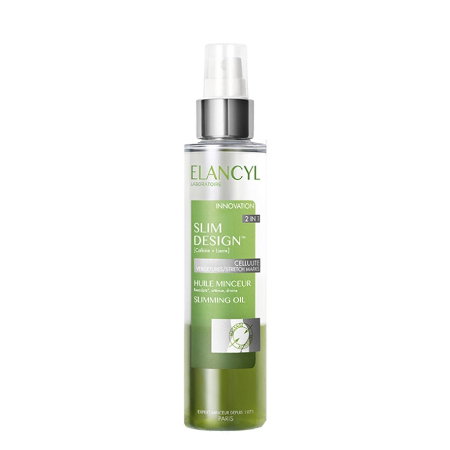 Elancyl Slim Design Huile Minceur Action Anti-Cellulite et Anti-Vergetures 150 ml