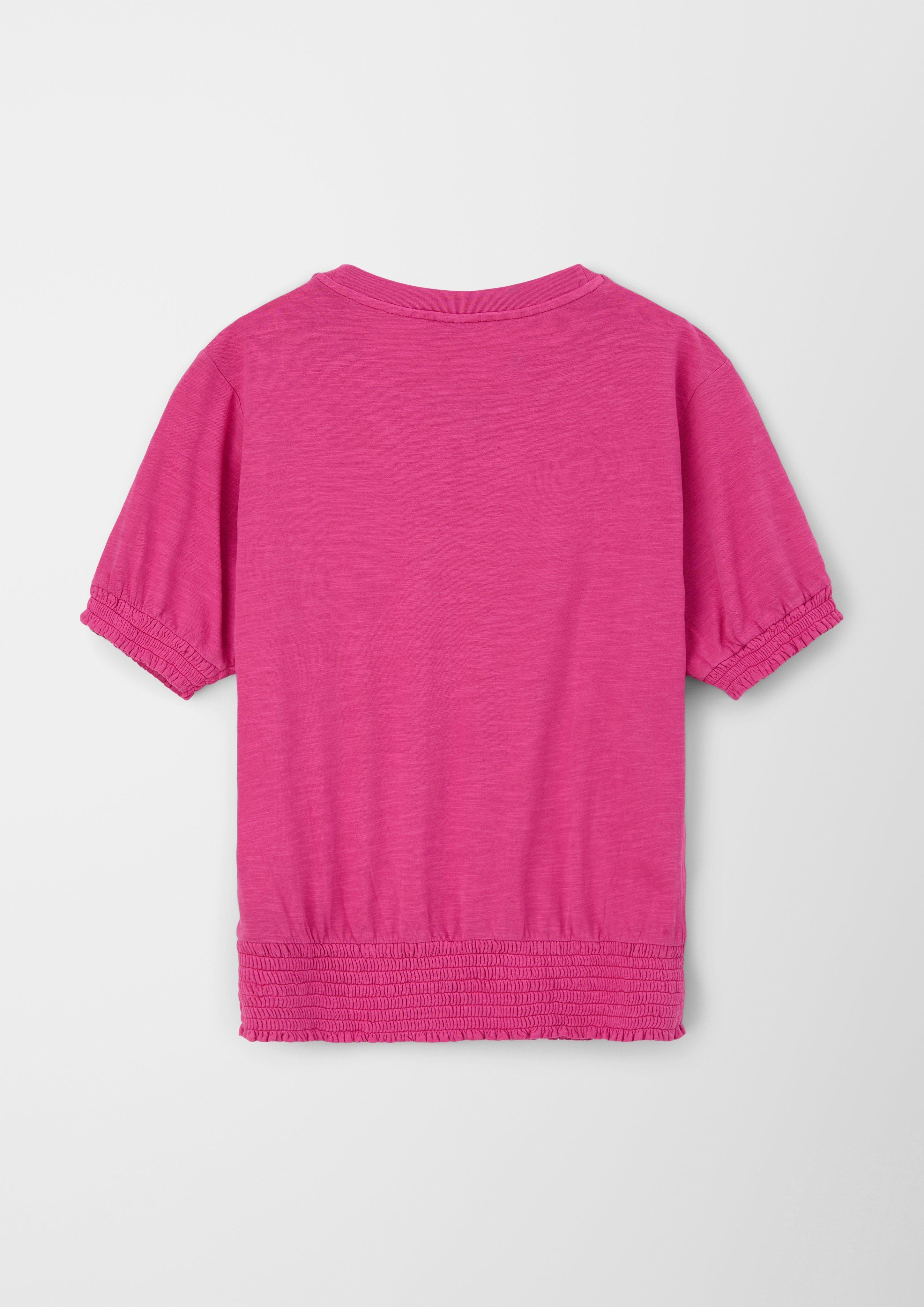 T-Shirt mit Smok-Partien  2130476-4461