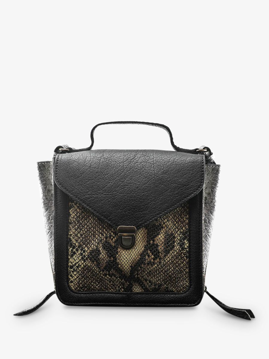 Mistinguette Python - Argenté / Noir