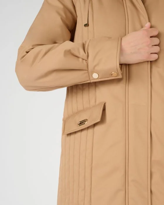 Parka chaude à piqûres fantaisie Thermolactyl