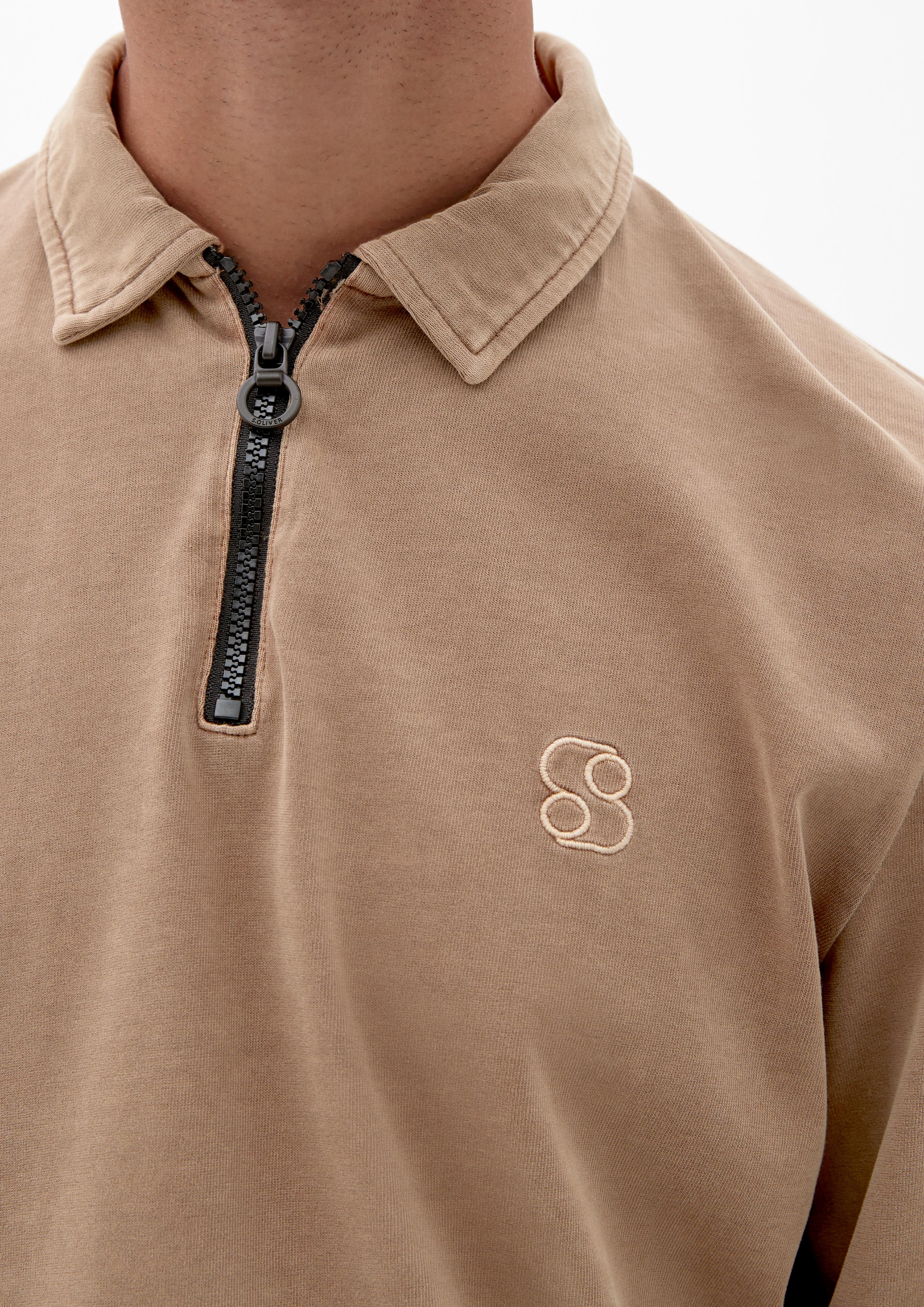 Langarmshirt mit Kragen  2118481-8592