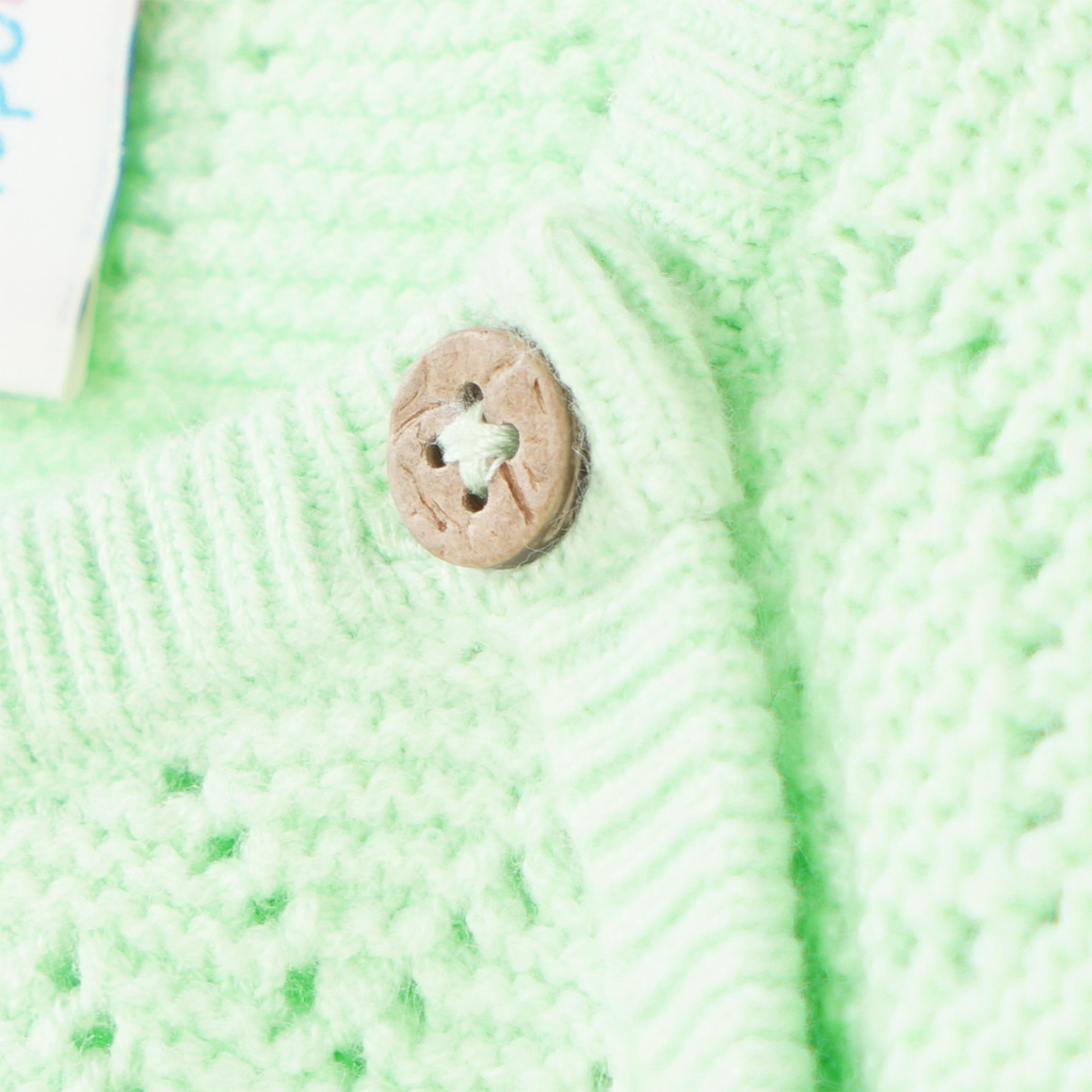 Baby Strickpullover mit Ajour-Muster