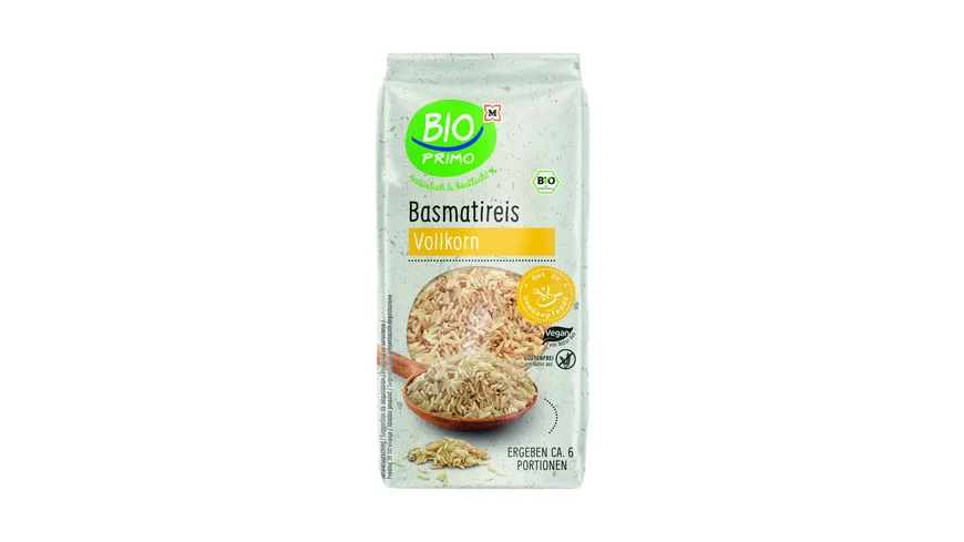 BIO PRIMO Bio Basmati Reis Vollkorn 500 g