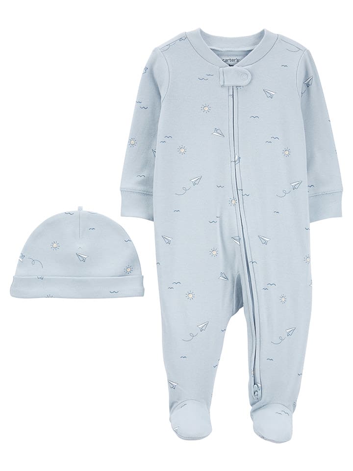 carter's 2tlg. Outfit in Hellblau günstig kaufen