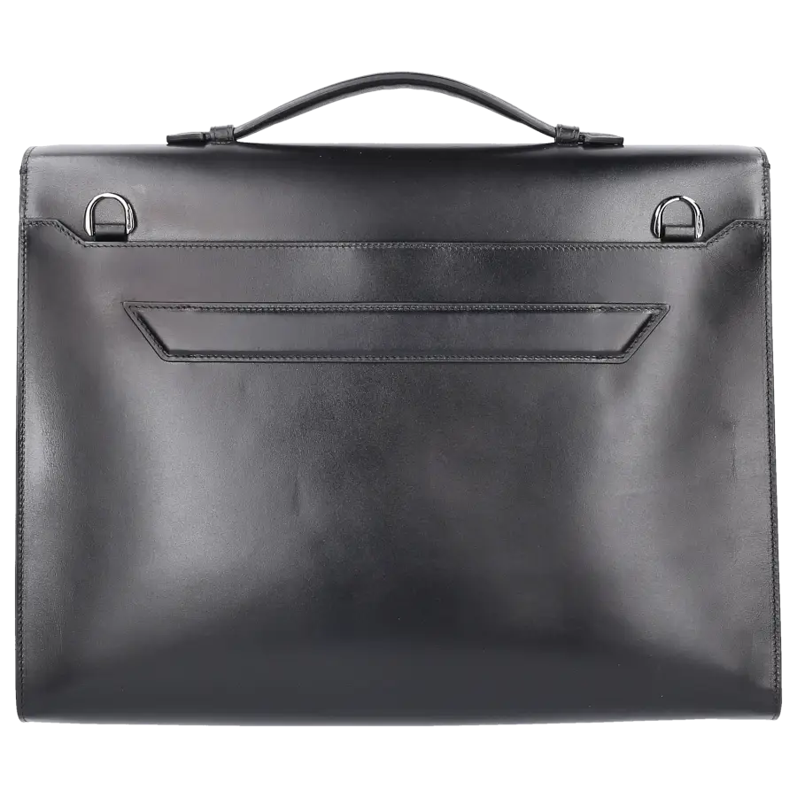 Santoni - Businesstasche 1992FO Kalbsleder - schwarz