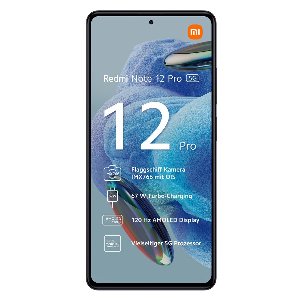 Xiaomi Redmi Note 12 Pro 5G Smartphone Handy (16,94 cm/6.67 Zoll, 128 GB Speicherplatz, 50 MP Kamera)