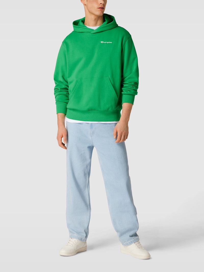 Hoodie mit Känguru-Tasche in grün