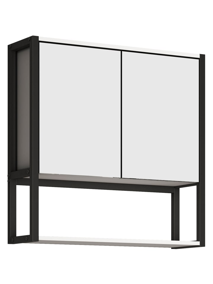VCM  Holz Metall Spiegelschrank Spiegel Edino 60x60 in Weiß günstig kaufen onesize
