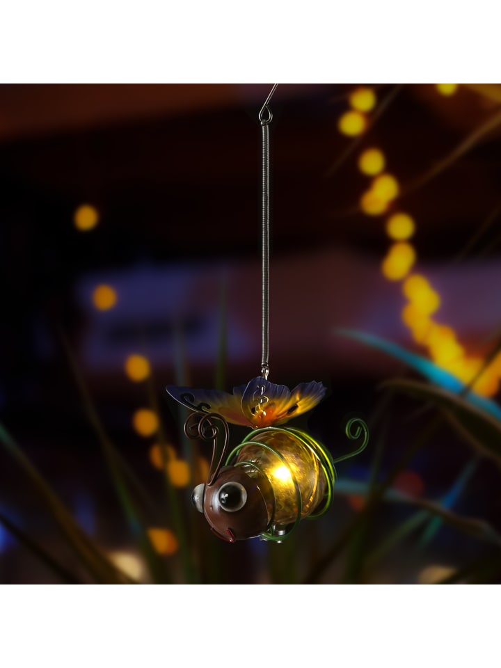MARELIDA LED Solar Schmetterling Gartenfigur hängend in gelb günstig kaufen onesize