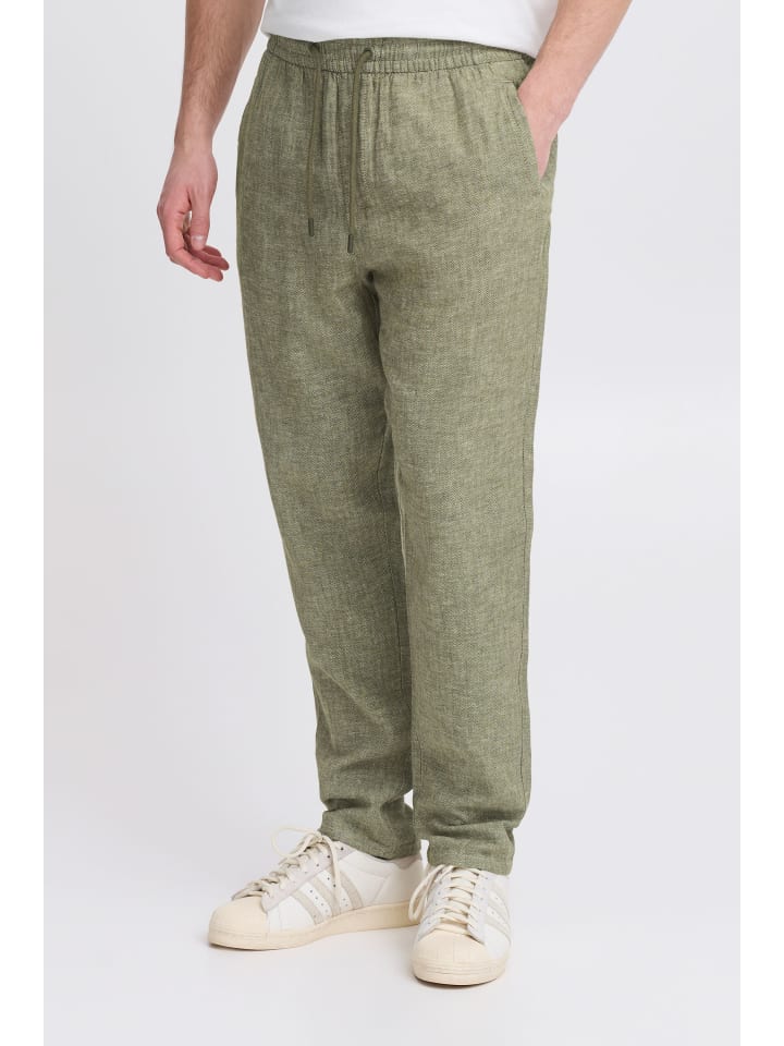 BLEND Leinenhose in Grün günstig kaufen