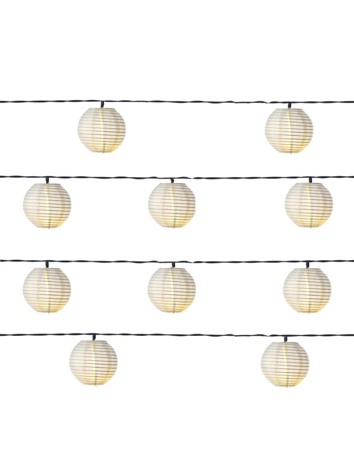 MARELIDA LED Solar Lichterkette Lampions L: 4,5m in weiß günstig kaufen onesize