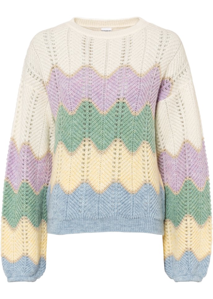 gemusterter Pullover