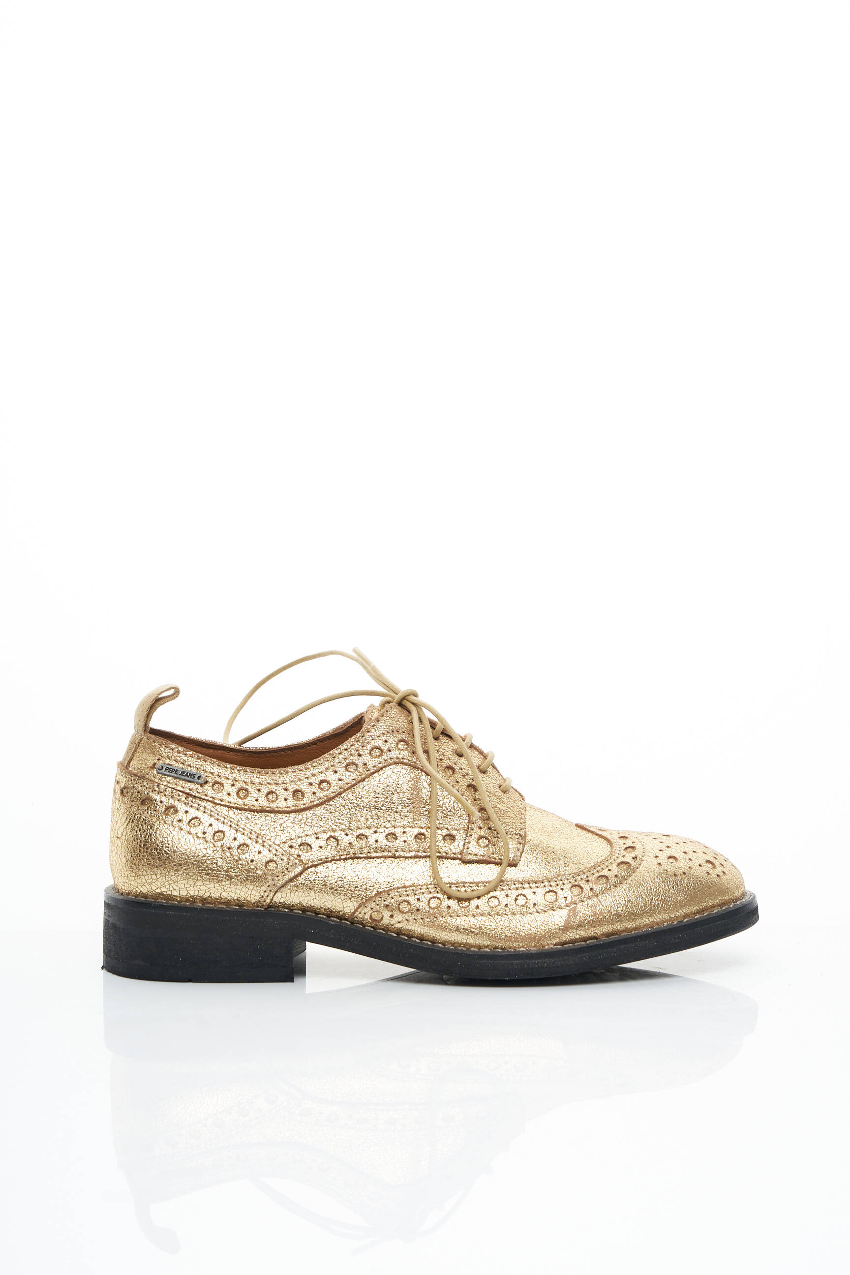 Pepe Jeans Derby Femme couleur beige