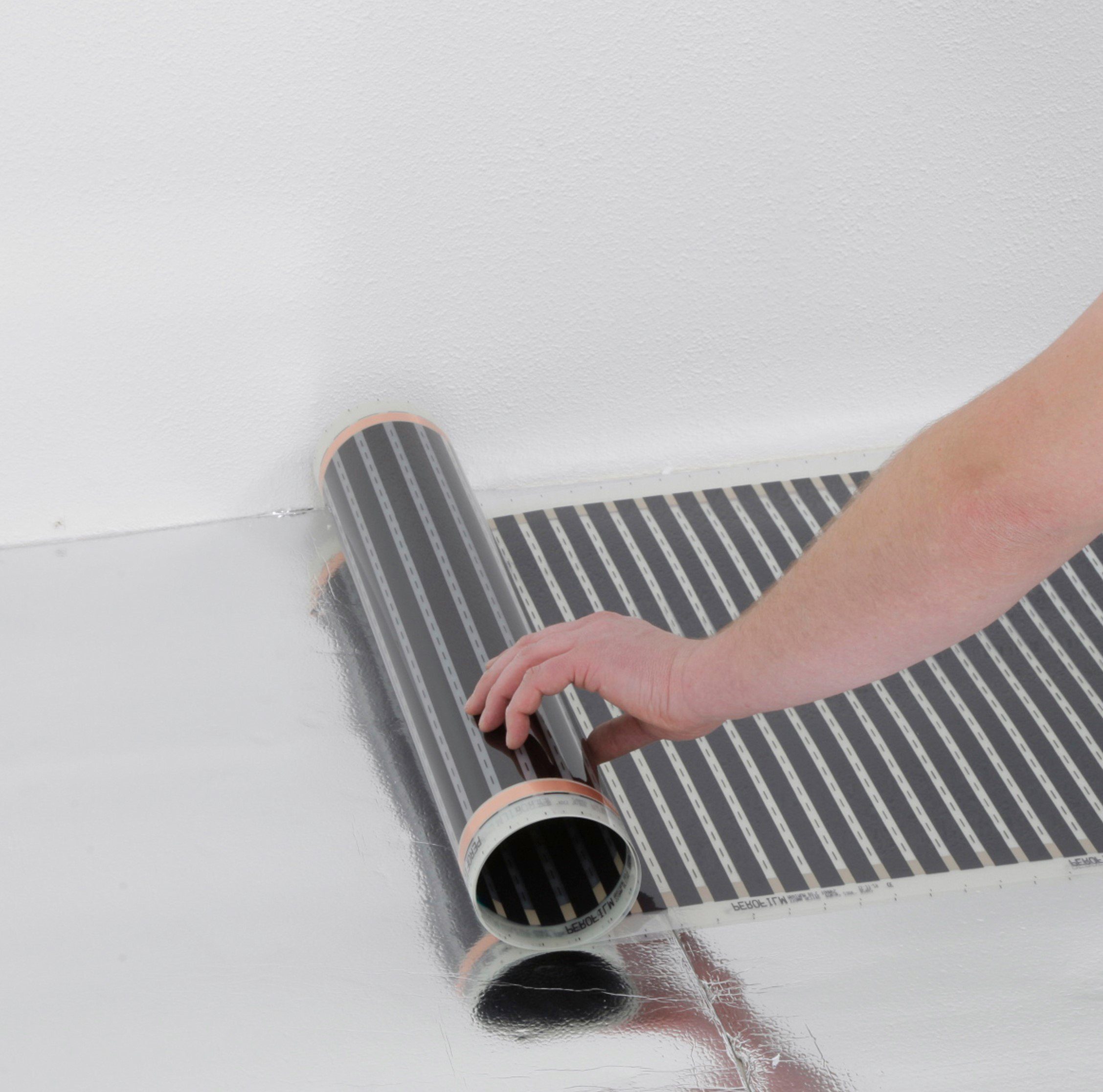 PEROBE Fußbodenheizung Elektrische Fußbodentemperierungsfolie, Heizfolie 230 Volt