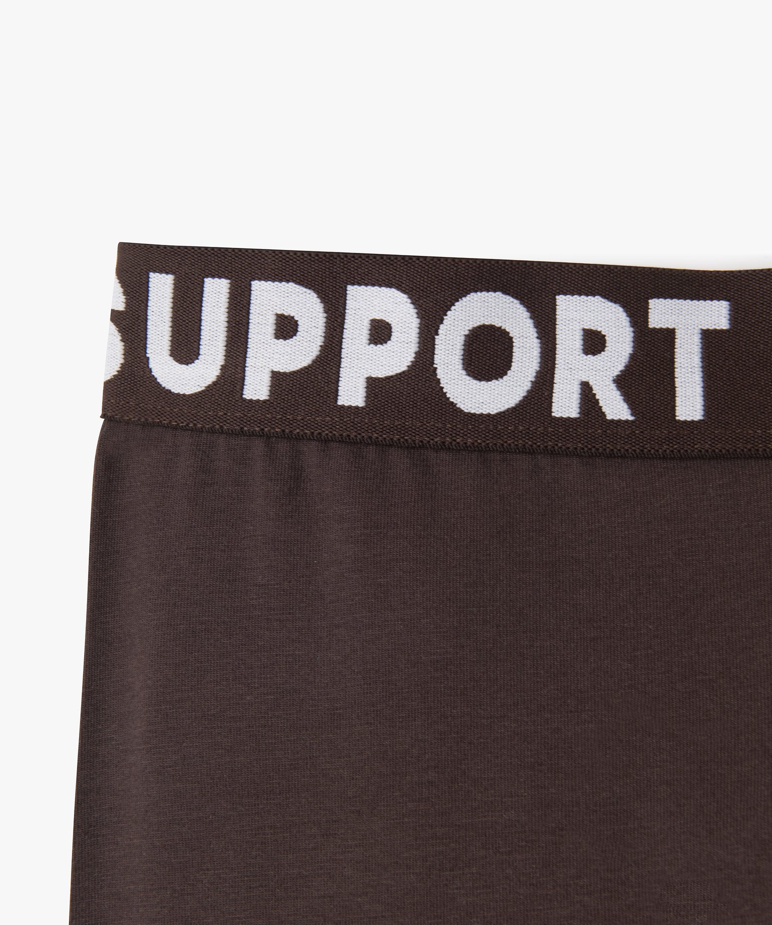 Leggings de sport fille avec taille élastique imprimée marron | GEMO