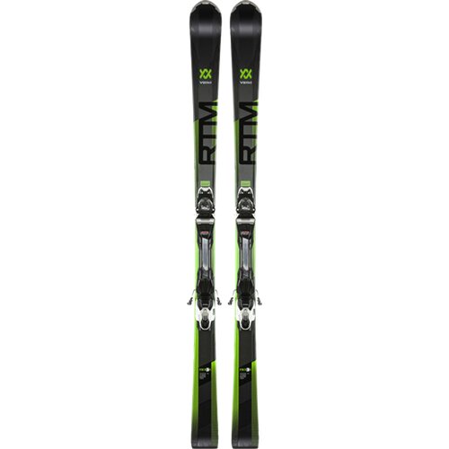 KINDER RACING SKI RTM 76 ELITE BLK/A.GREEN+VMOT 10 GW