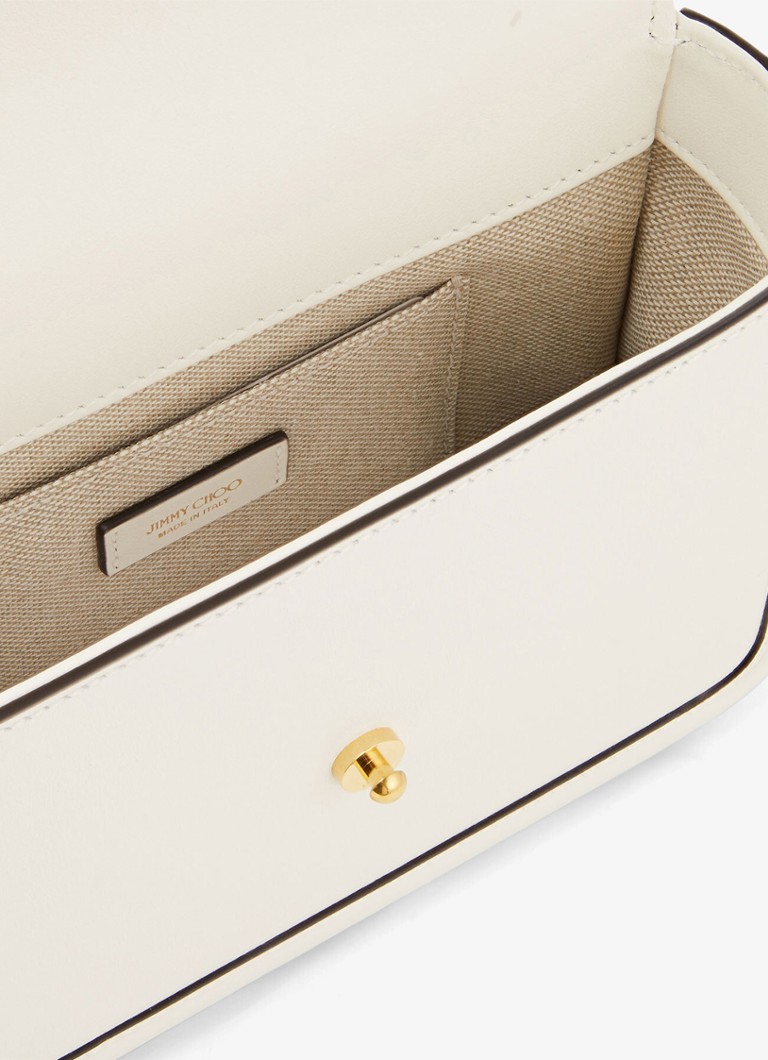 Sac bandoulière Jimmy Choo en cuir de veau à motif diamant