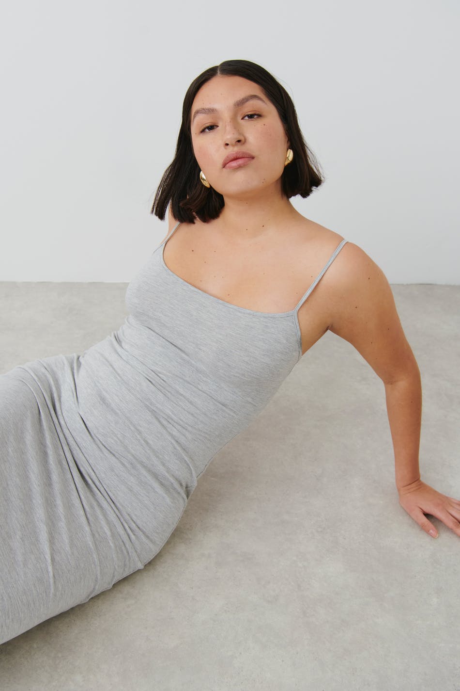 Maxi slip dress