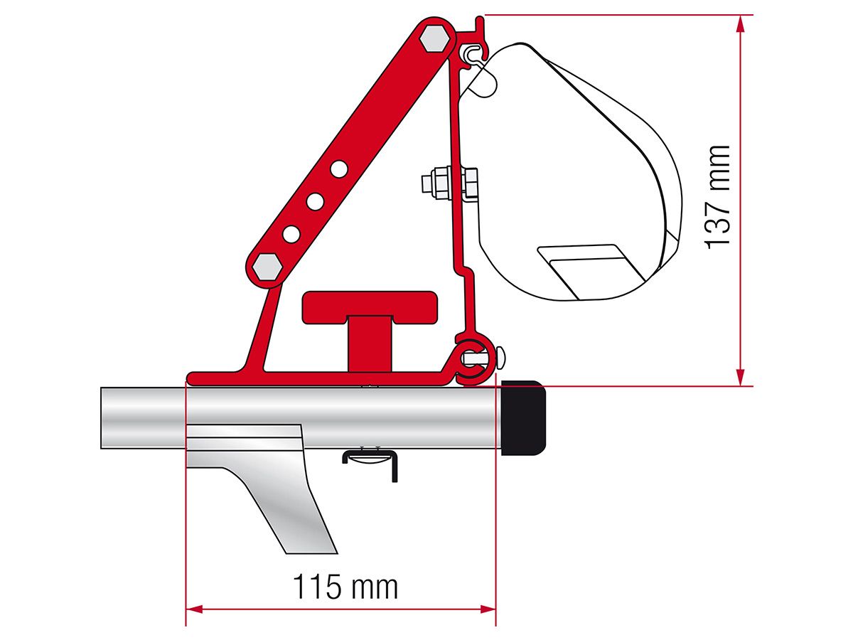 Fiamma F45/F35 Adapter Auto