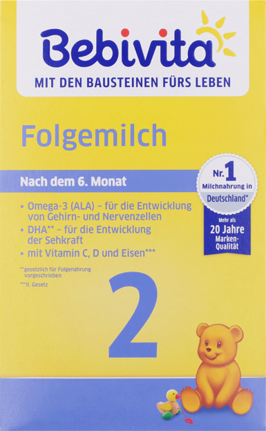 Bebivita Folgemilch 2 nach dem 6. Monat