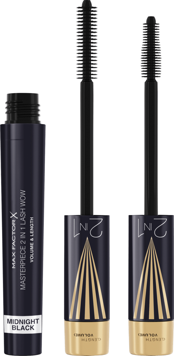 Mascara Masterpiece 2in1 Lash Wow 003 Midnight Black, 7 ml