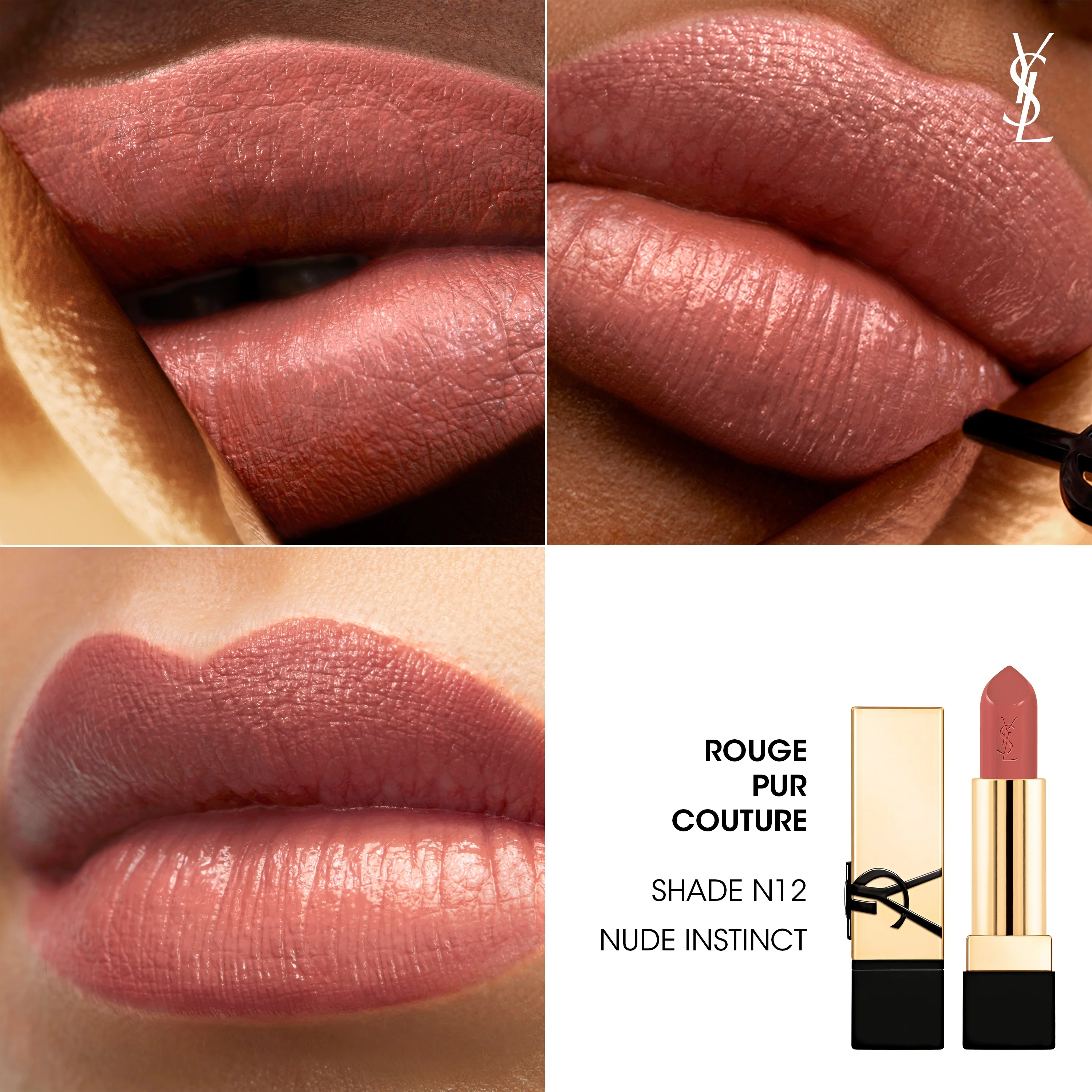 Rouge Pur Couture Lips - Lápiz labial satinado - Lápiz labial