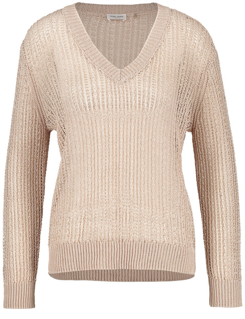 Pullover aus Lochstrick
