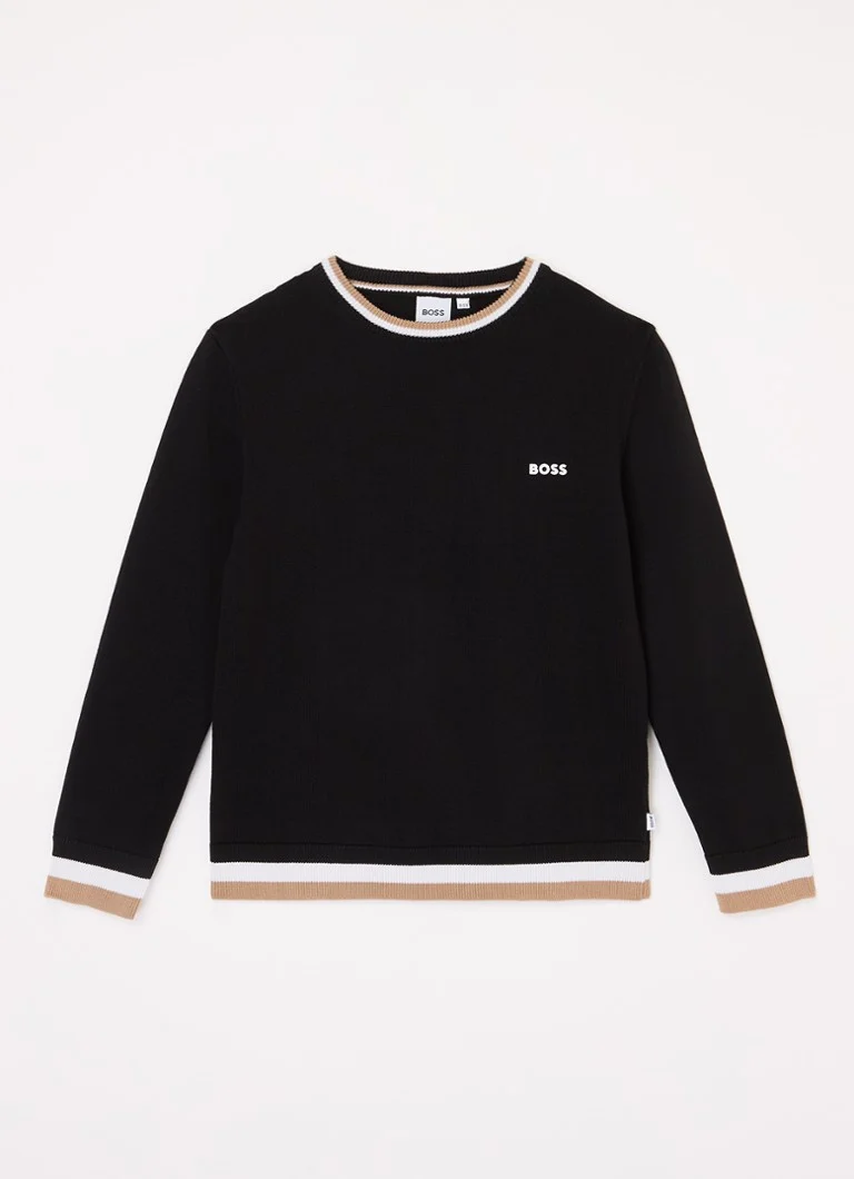 Maglione a maglia fine in misto lana HUGO BOSS