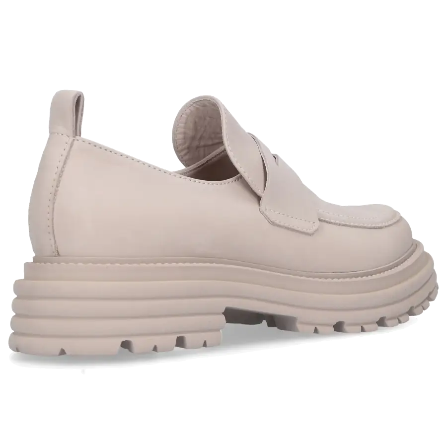 305 SOBE - Loafer LOTTE Nubukleder - grau