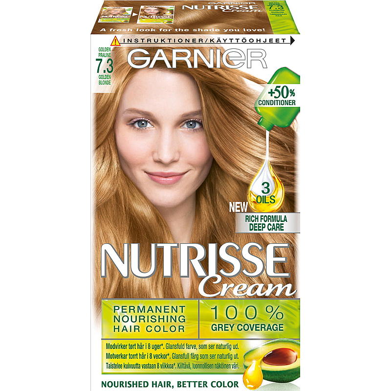 Garnier Nutrisse Cream 7.3 Golden praline